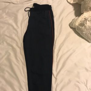 Cropped trouser with drawstring-urban outfitters